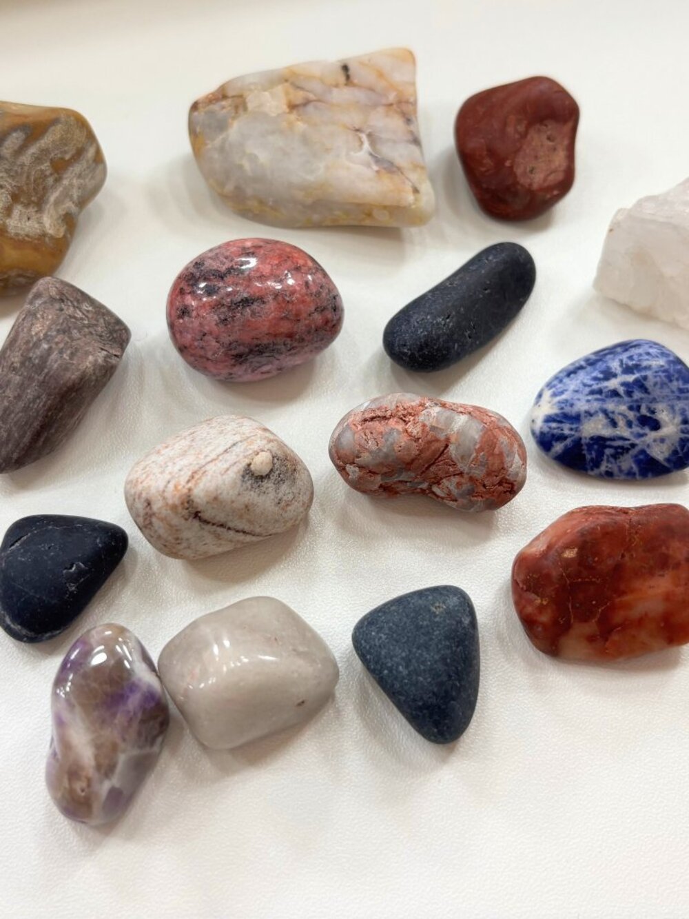 15 Pc Crystal & Tumbled Stone Bundle | Mixed Healing Crystals & Rocks Lot 9.0 oz